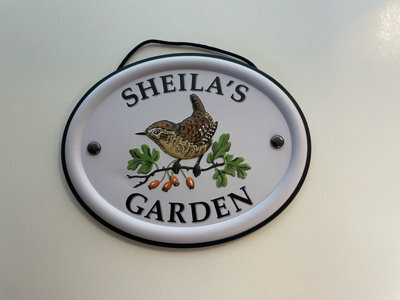 Mulberry Studios Decorative Bird Garden Sign - Sheila's Garden