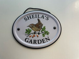 Mulberry Studios Decorative Bird Garden Sign - Sheila's Garden
