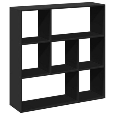 Berkfield Durable Room Divider Bookcase Black 102X29X103.5 Cm Engineered Wood