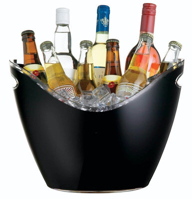 Barcraft Black Acrylic Drinks Pail / Cooler - image 1