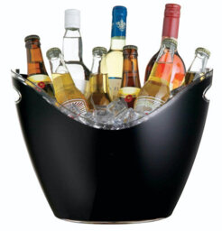 Barcraft Black Acrylic Drinks Pail / Cooler - thumbnail 1