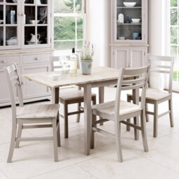 Statement Furniture Florence Country Style Wooden Chairs Set Of 4 - Truffle - thumbnail 2