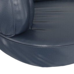Berkfield Luxury Ergonomic Foam Dog Bed Dark Blue 88X65 Cm Faux Leather - thumbnail 6