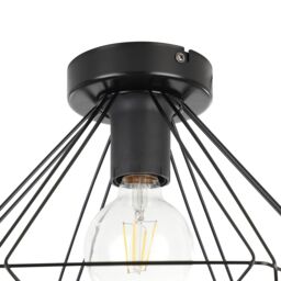 GoodHome Smertrio Modern Matt Metal Black Ceiling Light - thumbnail 5