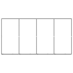 Berkfield Durable Outdoor Dog Kennel Steel 7.37 M2 - thumbnail 4