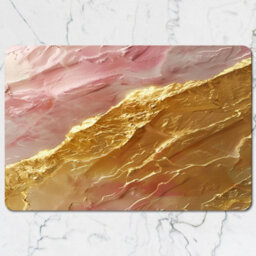 Benjamin Tate Design Marble Gold Vein Placemat And Coaster Set 12 Piece With Wood Base And Premium Print Limited Edition - thumbnail 2