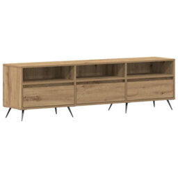 Berkfield Tv Cabinet Artisan Oak 150X30X44,5 Cm Engineered Wood - thumbnail 2
