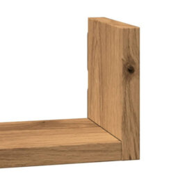 Berkfield Wall Shelf 3 Pcs Artisian Oak Engineered Wood - thumbnail 7