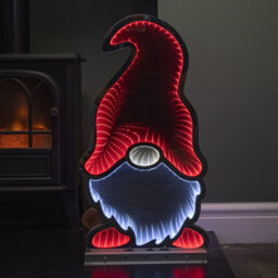 Samuel Alexander 60Cm Light Up Christmas Gonk In Red Hat Infinity Decoration With Leds