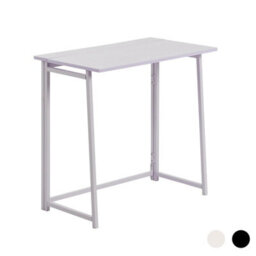 Harbour Housewares Wooden Folding Desk - Lilac - Pc Computer Workstation Contemporary Laptop Space Saving Foldable Wooden Desk - thumbnail 1