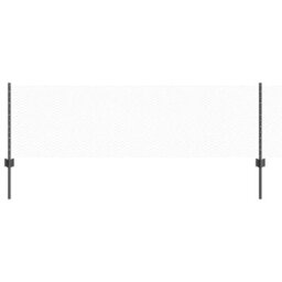 Berkfield Fence Posts 5 Pcs U-Channel Grey 60 Cm Steel - thumbnail 2