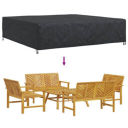Walplus Outdoor Furniture Cover Black 300 X 300 X 70 Cm 210D - thumbnail 9