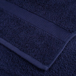 Berkfield Premium Guest Towels Solund 2Pcs Navy Blue 30X50Cm 600Gsm - thumbnail 6