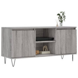 Berkfield Tv Cabinet Grey Sonoma 104X35X50 Cm Engineered Wood - thumbnail 3