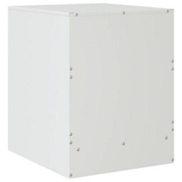 Berkfield Bedside Cabinets 2 Pcs White 34.5X39X44 Cm Steel - thumbnail 8