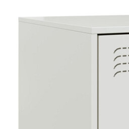 Berkfield Bedside Cabinets 2 Pcs White 34.5X39X44 Cm Steel - thumbnail 9