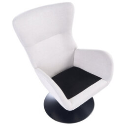 Beliani Swivel Armchair Vigge Off-White - thumbnail 5