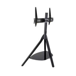 "Avf Hoxton Tv Stand For Tvs Up To 70"" (40Kg) - Black Tripod Legs, Adjustable Height & Tilt, Glass Shelf, Cable Management" - thumbnail 6