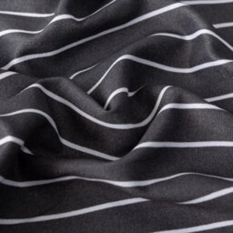 Lazzaro Pinstripe Premium Microfiber King Duvet Cover Sets Ultrasoft Breathable Duvet Cover Set With Zipper Closure - thumbnail 4