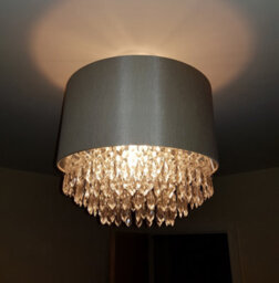 K Living Waverly Beaded Droplet Chandelier Pendant Ceiling Shade - thumbnail 3