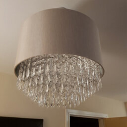 K Living Waverly Beaded Droplet Chandelier Pendant Ceiling Shade - thumbnail 2