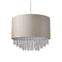 K Living Waverly Beaded Droplet Chandelier Pendant Ceiling Shade - thumbnail 1