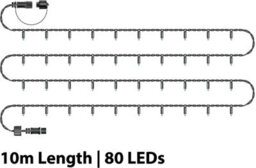 Eagle Connect String Lights Black Rubber Ip65 10M/80 Led Warm White - thumbnail 2