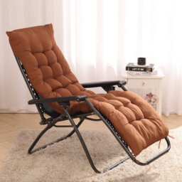 Living And Home Brown Garden Bench Recliner Chair Swing Chair Seat Pad Cushion Sunlounger Cushion In Outdoor Or Indoor 160 Cm W X 50Cm D - thumbnail 1