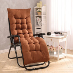 Living And Home Brown Garden Bench Recliner Chair Swing Chair Seat Pad Cushion Sunlounger Cushion In Outdoor Or Indoor 160 Cm W X 50Cm D - thumbnail 3