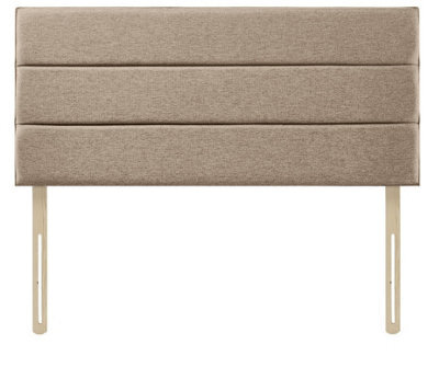 "Slumbre Eton Chenille 3Ft Single 20"" Headboard -  Cream"