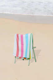 Gaveno Cavailia 1Pk Beach Towel Pastel Stripe Sand Free 100X200 Multi - thumbnail 8