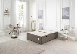 Somnior Beds Somnior 4Ft Millbank Ottoman Bed-Side Opening-Tweed Coffee - thumbnail 2