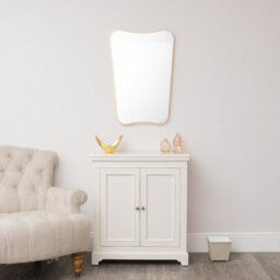 Melody Maison Gold Asymmetrical Metal Framed Wall Mirror - 54Cm X 80Cm - thumbnail 7