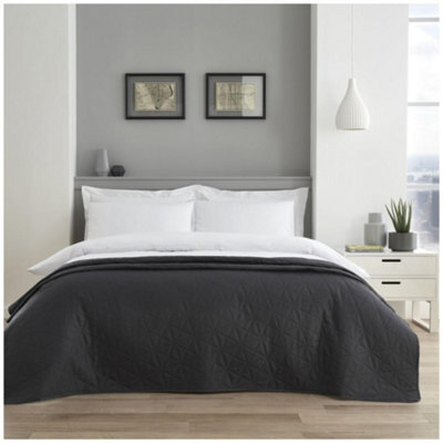 Gc Gaveno Cavailia Luxury Pinsonic Quilted Bedspread Charcoal 150X200 Comforter Lightweight Quilt Coverlets Large Sofa Bed Cover
