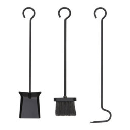 Jvl Edale Contemporary Fireside 3 Piece Companion Set - thumbnail 3