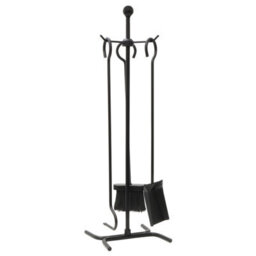 Jvl Edale Contemporary Fireside 3 Piece Companion Set - thumbnail 2