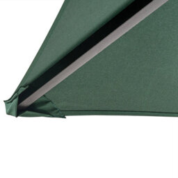 Beliani Garden Gazebo - Dark Green Uv Canopy, Powder-Coated Steel Frame, 240 X 148 Cm - thumbnail 6