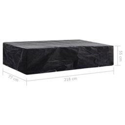 Vidaxl Garden Sunlounger Cover 8 Eyelets 218X77X55 Cm Sunlounger Covers - thumbnail 7