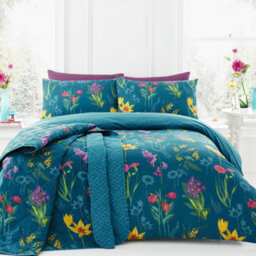 Dreams & Drapes Ingrid Geo Print Foulard Duvet Cover Set - thumbnail 1
