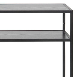 Wyld Haus El Paso Black Metal And Wood Console Table 1200 X 350 X 790 mm - thumbnail 7