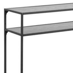 Wyld Haus El Paso Black Metal And Wood Console Table 1200 X 350 X 790 mm - thumbnail 6