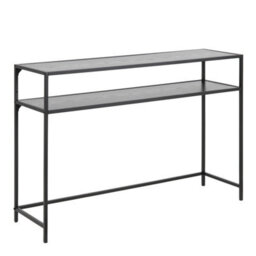 Wyld Haus El Paso Black Metal And Wood Console Table 1200 X 350 X 790 mm - thumbnail 3