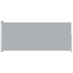 Berkfield Patio Retractable Side Awning 200X500 Cm Grey - thumbnail 2