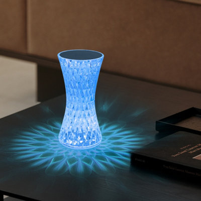 Living And Home 16 Colour Rgb Touch Sensor Night Light Bedside Lamp - image 1