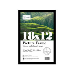 18X12 Black Picture Frame (45.7 X 30.5Cm) Poster, Photo, Artwork, Gallery Wall Or Print - thumbnail 1