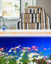 TheWhiteWater Limited Gift Bale Set Of 4 Pcs Mocha Towels 100% Natural Cotton - thumbnail 2
