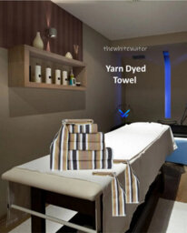 TheWhiteWater Limited Gift Bale Set Of 4 Pcs Mocha Towels 100% Natural Cotton - thumbnail 4