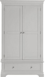 Seconique Bordeaux 2 Door Wardrobe Pebble Grey And Oak (Partially Assembled) - thumbnail 5
