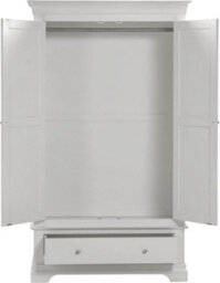 Seconique Bordeaux 2 Door Wardrobe Pebble Grey And Oak (Partially Assembled) - thumbnail 2