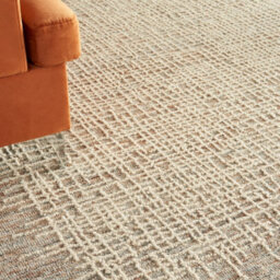 Beige Easy To Clean Abstract Geometrical Handmade Modern Wool Rug For Living Room, Bedroom - 251Cm X 351Cm - thumbnail 6